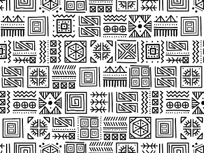 Ethnic patterns. Mayan motives.