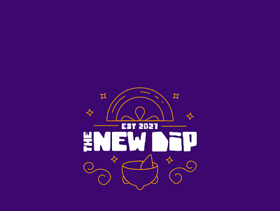 The New Dip behance branding design designinspiration dribbble graphicdesign illustration jensendesignco logo logodesign typography ui ux vector