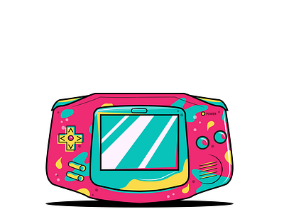 Retro Gameboy behance branding design designinspiration dribbble graphic design illustration logo ui vector