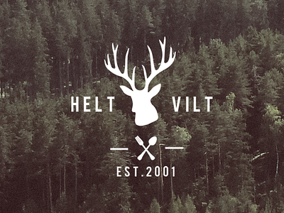 Helt Vilt.2 crest food grotdal logo logs meat reindeer