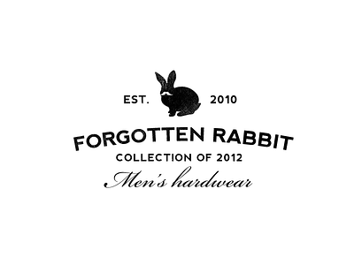 Forgotten Rabbit crest grotdal hipsterbranding rabbit vintage