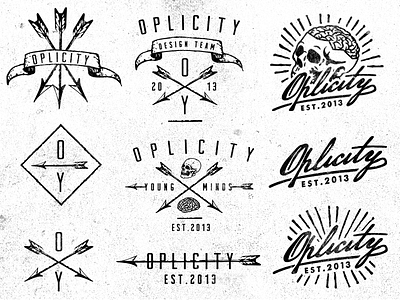 Oplicity Collaboration w/ Ros collab crests vintage
