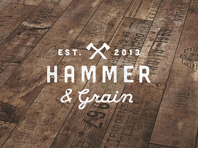 Hammer & Grain grain hammer identity