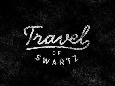 Travel script swartz type