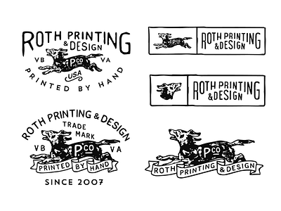 Roth Printing & Design dog grotdal illustration jorgen printing roth