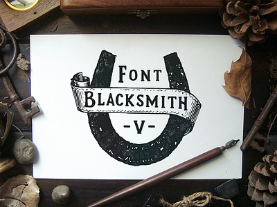 Blacksmith Font font