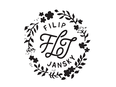 FLJ 2 logo monogram script