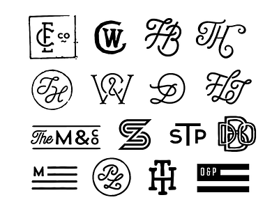 Logos 2015 2015 logo monogram script