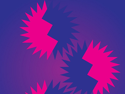 Bisexual visibility day. design digital geometry illustration iteration vector