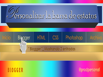 Personalizar Barra De Estatus article blog blogger infographic prodpersonal web design