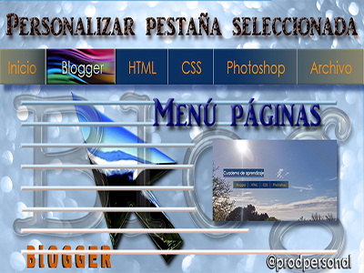 Selected Page Tab article background blog blog design blogger blogspot color infographic photoshop prodpersonal web design
