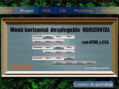 Horizontal Dropdown Menu H blog blog design blogger blogging blogspot color composition css design dropdown menu horizontal html illustration infographic mavicfe navbar photoshop prodpersonal ui web design