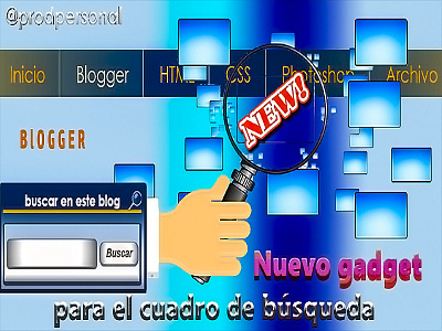 New Search Box Gadget article blog blog design blogger blogging blogspot color colorful design gadget infographic mavicfe photoshop prodpersonal search box web design widget