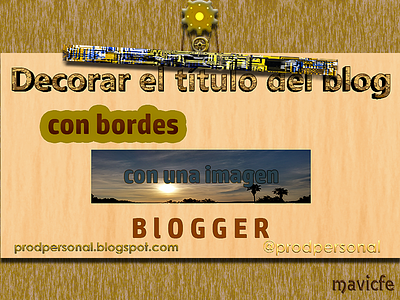Border To Blog Title