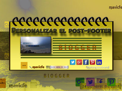 Blogger Post Footer article blog blog design blogger color composition css design footer gadget graphic design html illustration infographic mavicfe photoshop post footer prodpersonal web design yellow
