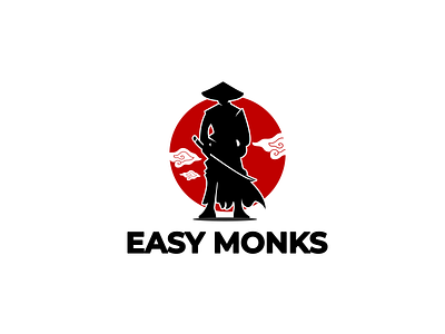 Logo Design - Easy Monk branding design illustration illustrator logo vector