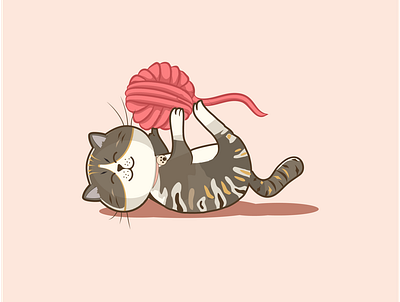 Cats artwork illustration illustrator logo vector