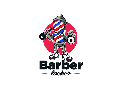 Mascot Design for Barbershop artwork design illustration illustrator mascot mascot logo vector