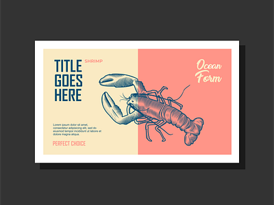 Label Design for A seafood Product