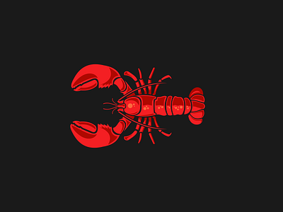 Lobster artwork branding character design design illustration illustrator lobster logo vector
