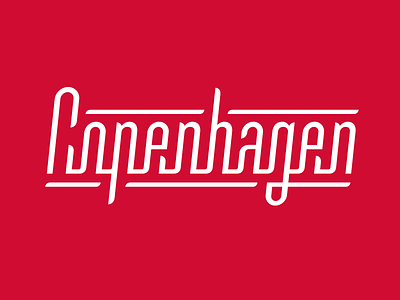 Copenhagen coffee made me do it copenhagen denmark lettering script simon ålander typography