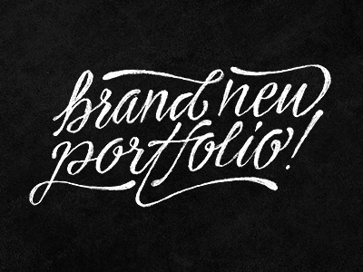 Brand new portfolio! coffee made me do it portfolio script simon ålander typography