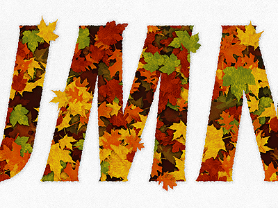 Autumn leaves autumn coffee made me do it leaves simon ålander texture typography