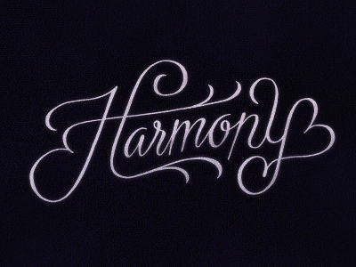 Harmony cheesy coffee made me do it harmony lettering script simon ålander swashes typography