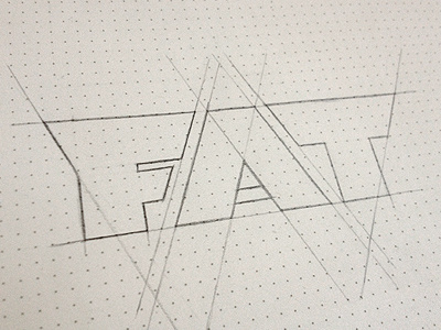 FAT (sketch) coffee coffee made me do it fat grid label redesign simon ålander sketch typography