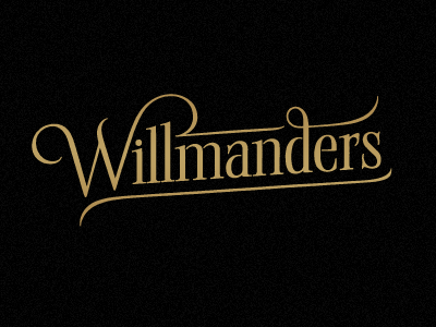 Willmanders logo coffee coffee made me do it hand drawn lettering logo simon ålander typography willmanders