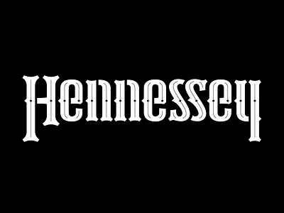 Hennessey coffee made me do it everywhere hand drawn hennessey lettering simon ålander typography western