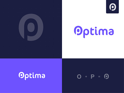 Optima - Brand Identity brand brand identity branding concept logo design minimal negative space o letter logo p letter logo