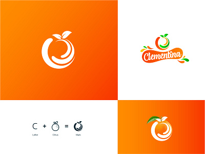 Clementina logo design