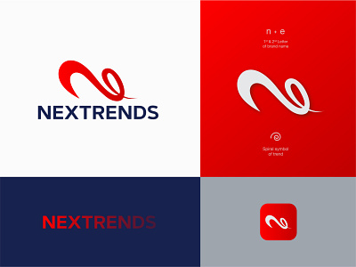 Nextrends logo design