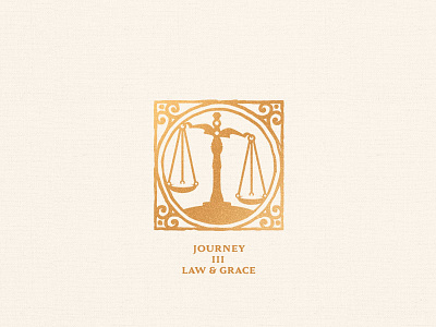 Icon Design - Journey 3 Law & Grace bible chapter faith god grace justice law meaning new garden society scale vintage