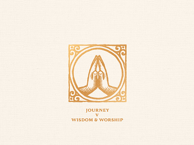 Icon Design - Journey 5 Wisdom And Worship bible chapter faith god hands holy journey meaning new garden society praying worship