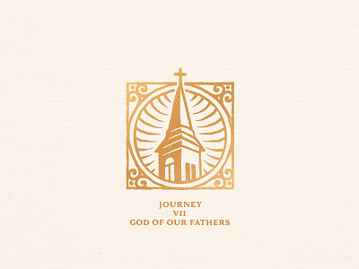 Icon Design - Journey 7 God Of Our Fathers bible chapter church cross faith father god holy icon journey meaning new garden society