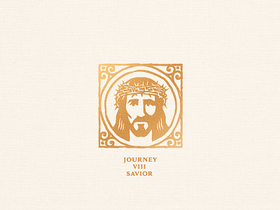 Icon Design - Journey 8 Savior bible chapter crown faith god holy journey man meaning new garden society savior