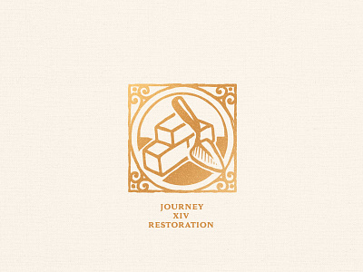 Icon Design - Journey 14 Restoration bible brick building chapter faith god journey meaning new garden society restoration