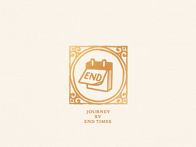 Icon Design - Journey 15 End Times bible chapter end faith god icon journey meaning new garden society time vintage