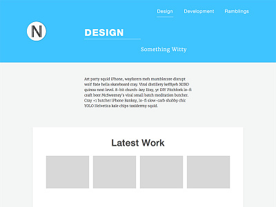 Design Page clean designer material minimalism portfolio webpage
