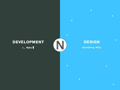 Landing Page clean designer development material minimalism portfolio webpage