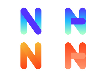 Personal Logo blue branding clean design designer logo minimalism orange personal brand rounded typogaphy
