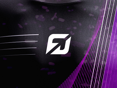 Freedom Dive bold esport jersey logomark logotype purple strong