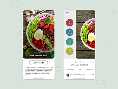 Mobile recipe application concept animation app branding clean ui colors design dishes food green interface logo mobile photoshop recipe recipe app typography ui ux