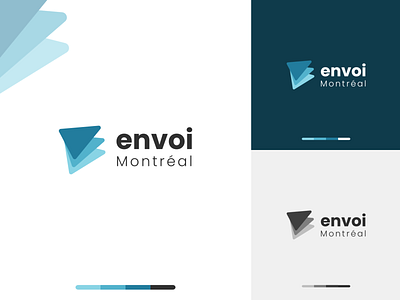 Logo design project for city of Montreal adobe xd branding clean ui flat icon illustration logo minimal shipping ui