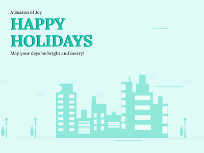 Happy Holidays Scooter lady animation animation branding design flat illustration interface minimal shipping ui vector