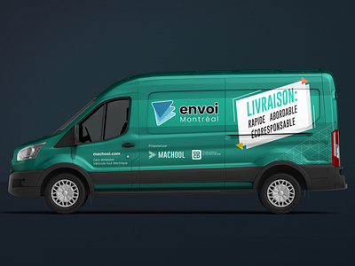 envoi Montréal pick up van design