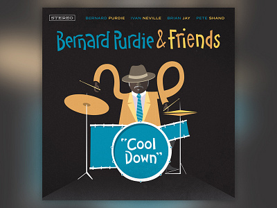 Bernard Purdie & Friends - Album Cover Design