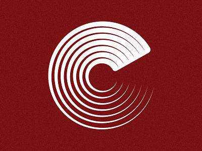 Color Red branding c color red colorado design label logo music record recording studio vinyl